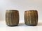 Mid-Century Taupe Hare Fur Glaze Vases by Gunnar Nylund for Rörstrand, Set of 2, Image 1