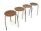 Tabourets en Teck, 1960s, Set de 4 2