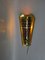 Brass Wall Lights, 1950s, Set of 2, Image 8