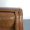 Braunes Vintage 3-Sitzer Leder Sofa 9