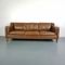 Vintage 3-Seater Brown Leather Sofa 1