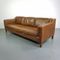 Vintage 3-Seater Brown Leather Sofa, Image 3