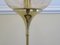 Floor Lamp with Trumpet Foot in Brass from Doria Leuchten, 1960s 4