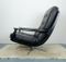 Black Leather Office Chair, 1960s, Image 4
