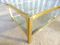 Vintage French Golden Metal Coffee Table 2