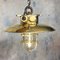 Japanese Cast Brass Pendant Light, 1977, Image 7