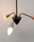 Lámpara de araña belga tricolor, años 50, Imagen 2
