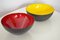 Enameled Steel Krenit Bowls by Herbert Krenchel for Torben Ørskov, Set of 2 4