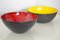 Enameled Steel Krenit Bowls by Herbert Krenchel for Torben Ørskov, Set of 2 1