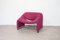 Vintage Groovy F598 Pink Lounge Chair by Pierre Paulin for Artifort, Image 7