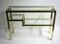 Two Tier Brass & Chrome Console Table, 1980s 2
