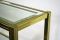Two Tier Brass & Chrome Console Table, 1980s 4