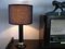 Lámpara de escritorio francesa de cuero de Le Tanneur, años 50, Imagen 3
