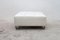 White Leather Pouf, 1980s, Image 1
