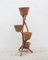 Vintage French Bamboo Plant Stand, 1950s, Image 1
