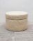 Vintage White Leather Patchwork Pouf, 1970s, Image 6