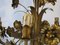 Lampadario Hollywood Regency con fiori, anni '60, Immagine 7