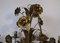 Lampadario Hollywood Regency con fiori, anni '60, Immagine 3