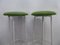 French White Lacquered Metal Barstools, 1950s, Set of 2, Image 3
