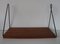 Mid-Century Teak & Metall Shelf by Kajsa & Nils Strinning for String 1