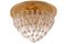 Mid-Century Lampe aus Murano Glas von Venini 1