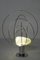 Lampada da tavolo in vetro di Murano e placcata in cromo di Angelo Brotto per Esperia, anni '60, Immagine 5