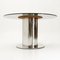 Round Glass Top Dining Table from Cidue, 1970s, Image 3