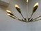 Italian Sputnik Ceiling Lamp, 1950s 11