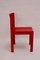 Mid-Century Modern Red Dining Room Chairs from E & A Pollack, Set of 8 6