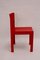 Mid-Century Modern Red Dining Room Chairs from E & A Pollack, Set of 8, Image 6