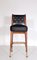 Vintage New York Casino Croupier Mahogany Bar Stool, 1950s 1