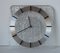 Acrylic Glass & Aluminum Wall Clock from Kienzle, 1970s 1
