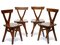 Vintage Wooden Chairs, Set of 4 1