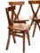 Vintage Wooden Chairs, Set of 4, Image 7