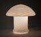 Große Italienische Gewirbelte Glas Mushroom Tischlampe für Vetri, 1960er 2