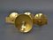 Danish Symmetrical Solid Brass Candle Holder from Dan Present, 1960s, Image 5