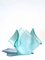Vaso in cristallo acidato color acquamarina di Fontana Arte, anni '50, Immagine 1