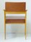 Mid-Century Leatherette & Light Oak French Chairs, 1950s, Set of 2 12