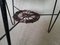 French Rattan and Iron Bistro Table, 1950s 9