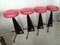 French Iron Bar Stools, 1950s, Set of 4 6