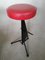 French Iron Bar Stools, 1950s, Set of 4 8