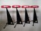 French Iron Bar Stools, 1950s, Set of 4 5