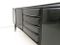 Ebonized Wood Sideboard with Black Opaline Glass Top, 1950s 5