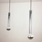 Lámparas colgantes de cromo de Motoko Ishi para Staff, años 70. Juego de 2, Imagen 1