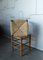 Vintage N°17 Paillé Bauche Hocker mit Sitzen aus Stroh von Charlotte Perriand für L’Equipement de la Maison, 2er Set 9