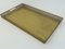 Mid-Century French Perforated Steel & Glass Tray, 1950s, Image 3