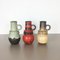 Vases Fat Lava Vienna Vintage de Scheurich, 1970s, Set de 3 2