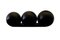 WallBalls Sconce Lacquered in Black by Juanma Lizana 6