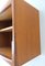 Mid-Century Modern Wall Shelf with Sliding Glass Doors from Dyrlund, 1960s 6