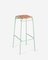 Pastel Green Taburet Bar Stool by Anastasiya Koshcheeva for Moya 1